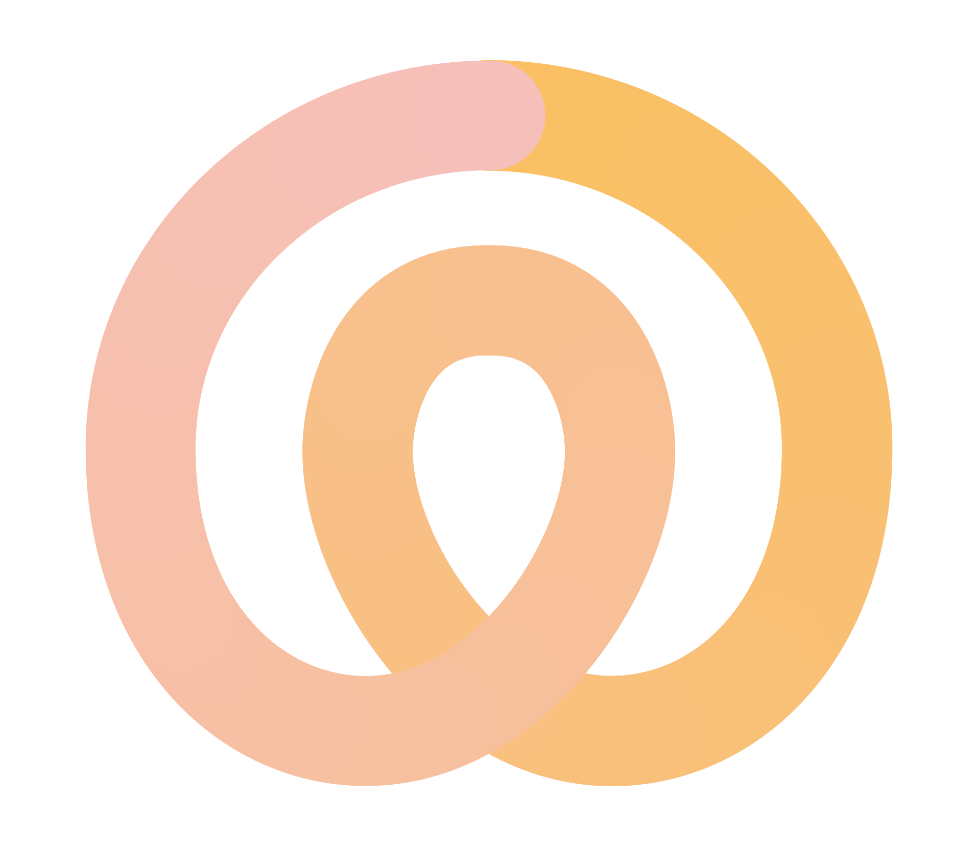P3 tempoforme logotypes signe degrade orange rose