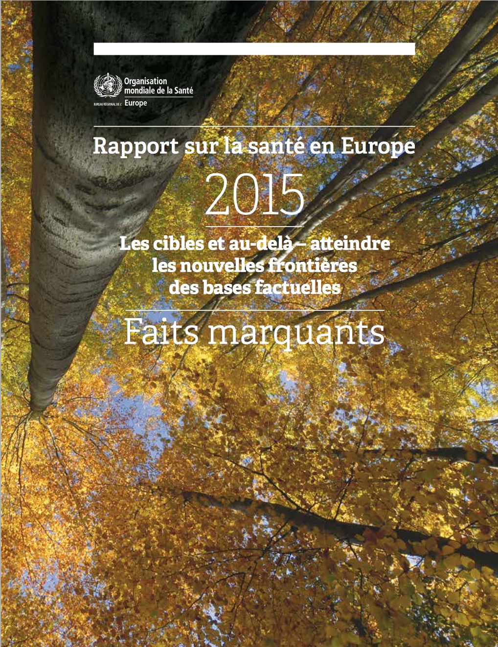 Rapport sante Europe OMS 2015
