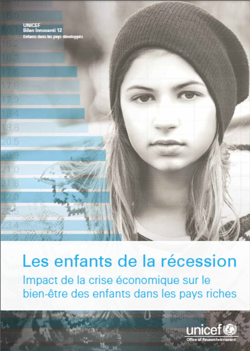 enfants de la récession Unicef 2014