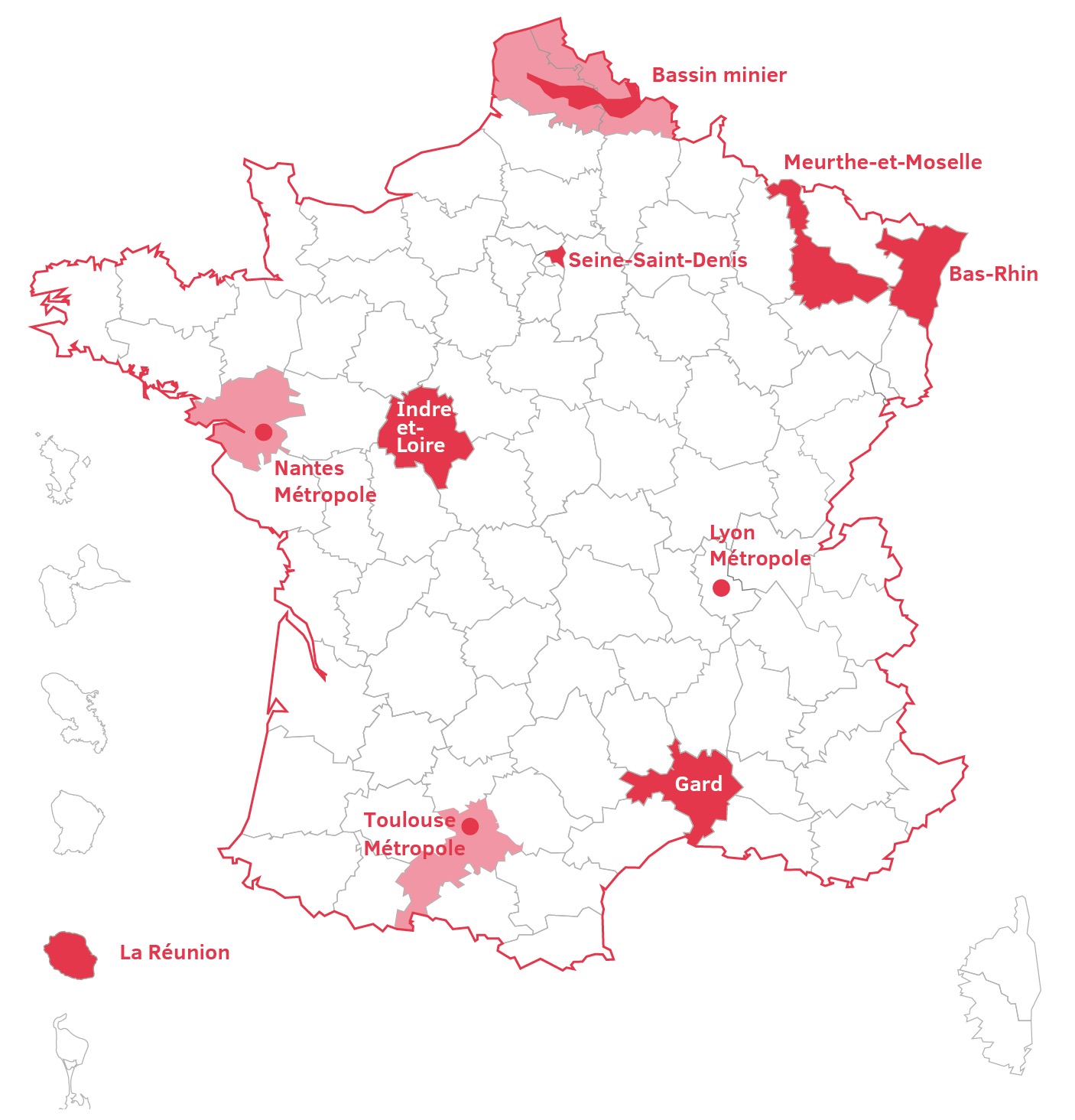 Carte territoires démonstrateurs SNPLP 2018