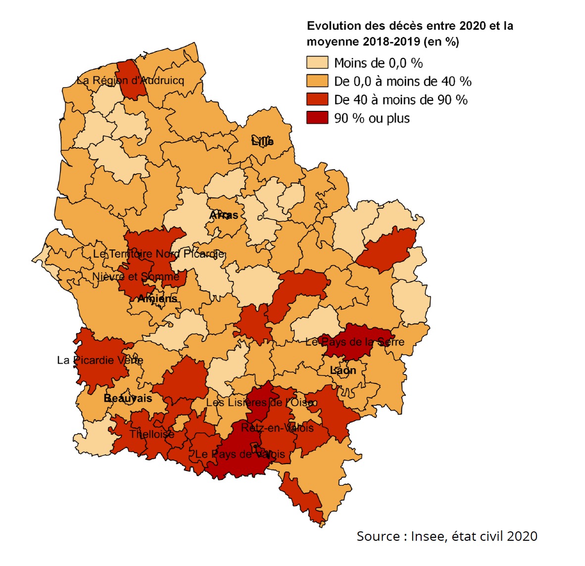Mortalité EPCI Insee 2020