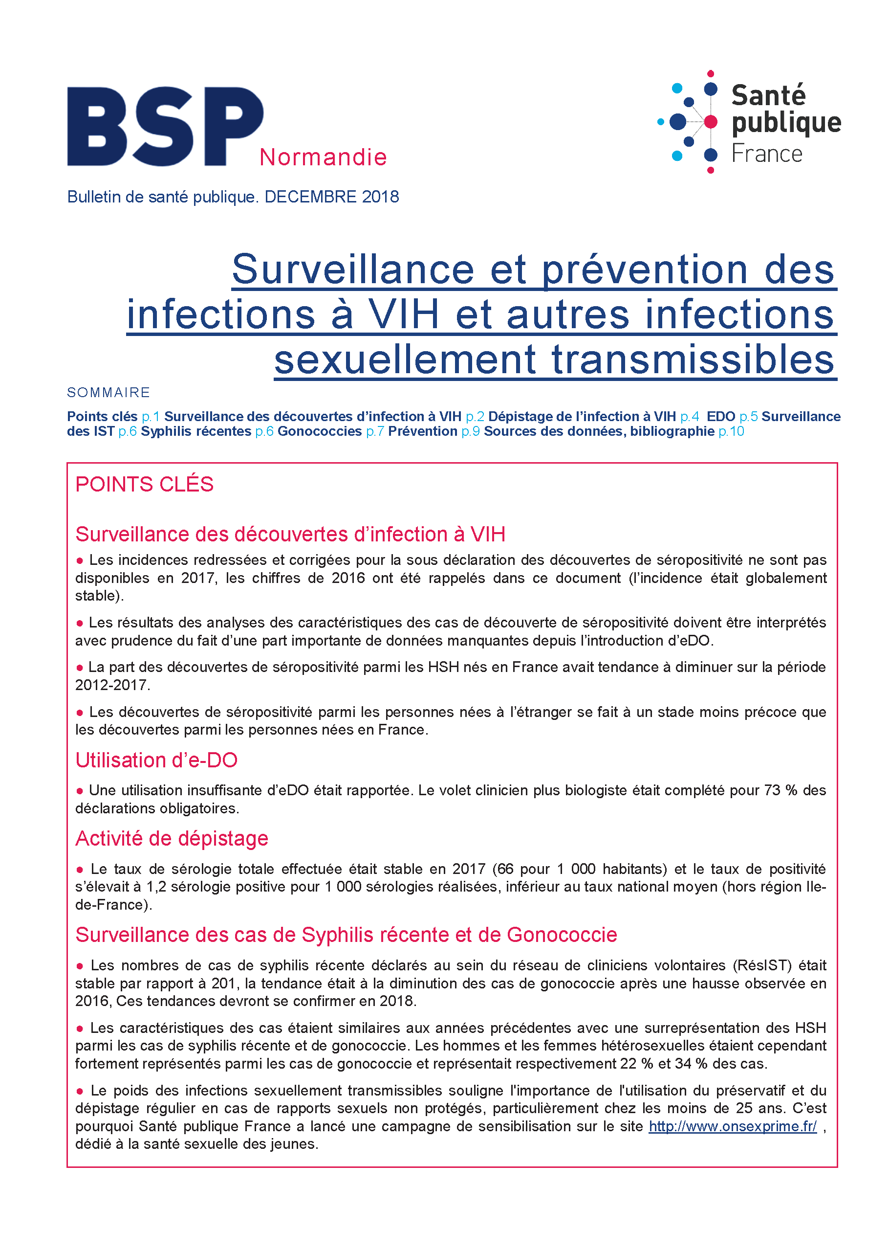 BSP VIH SpF dcembre2018