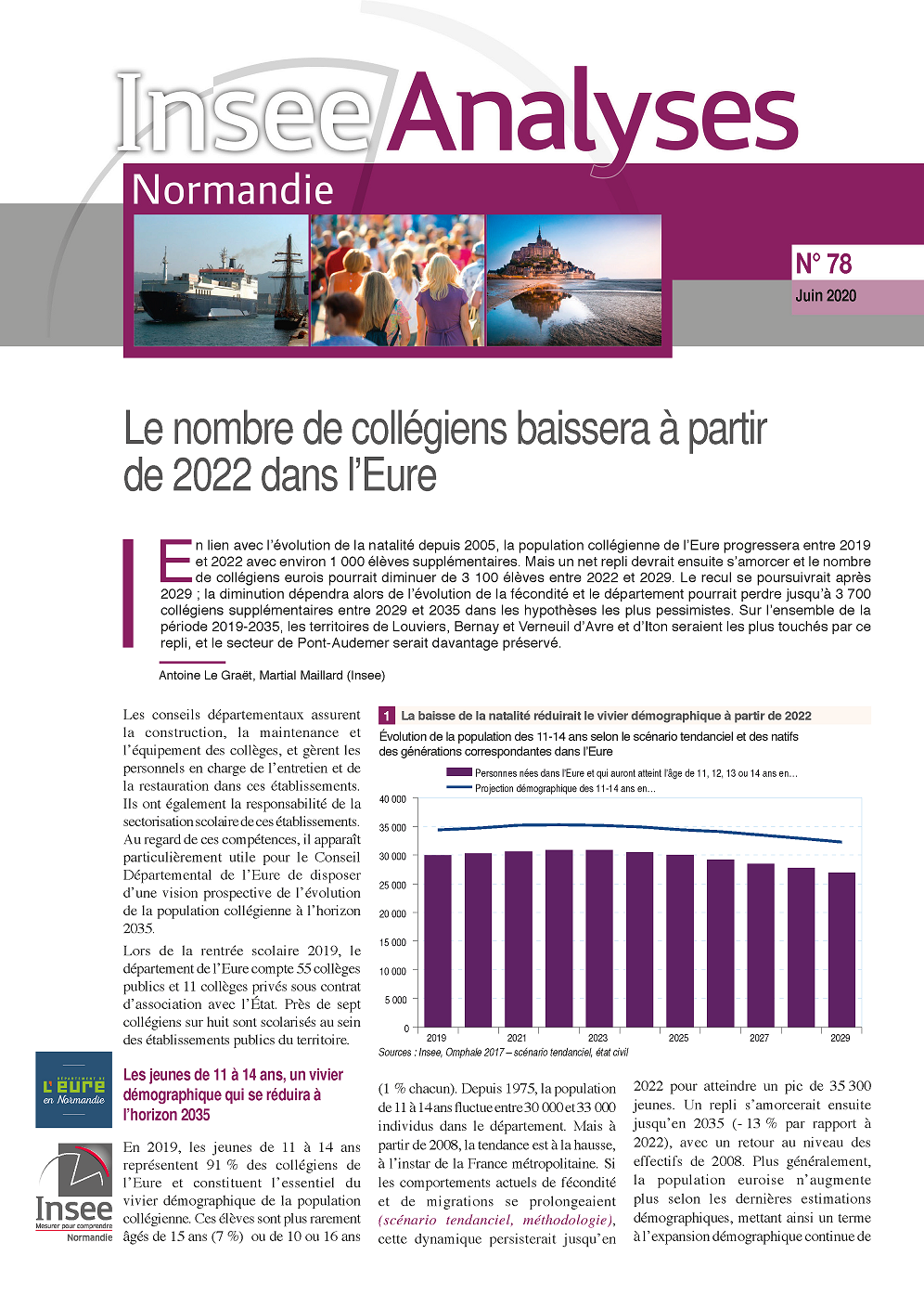 InseeAnalyse Collegiens juin2020