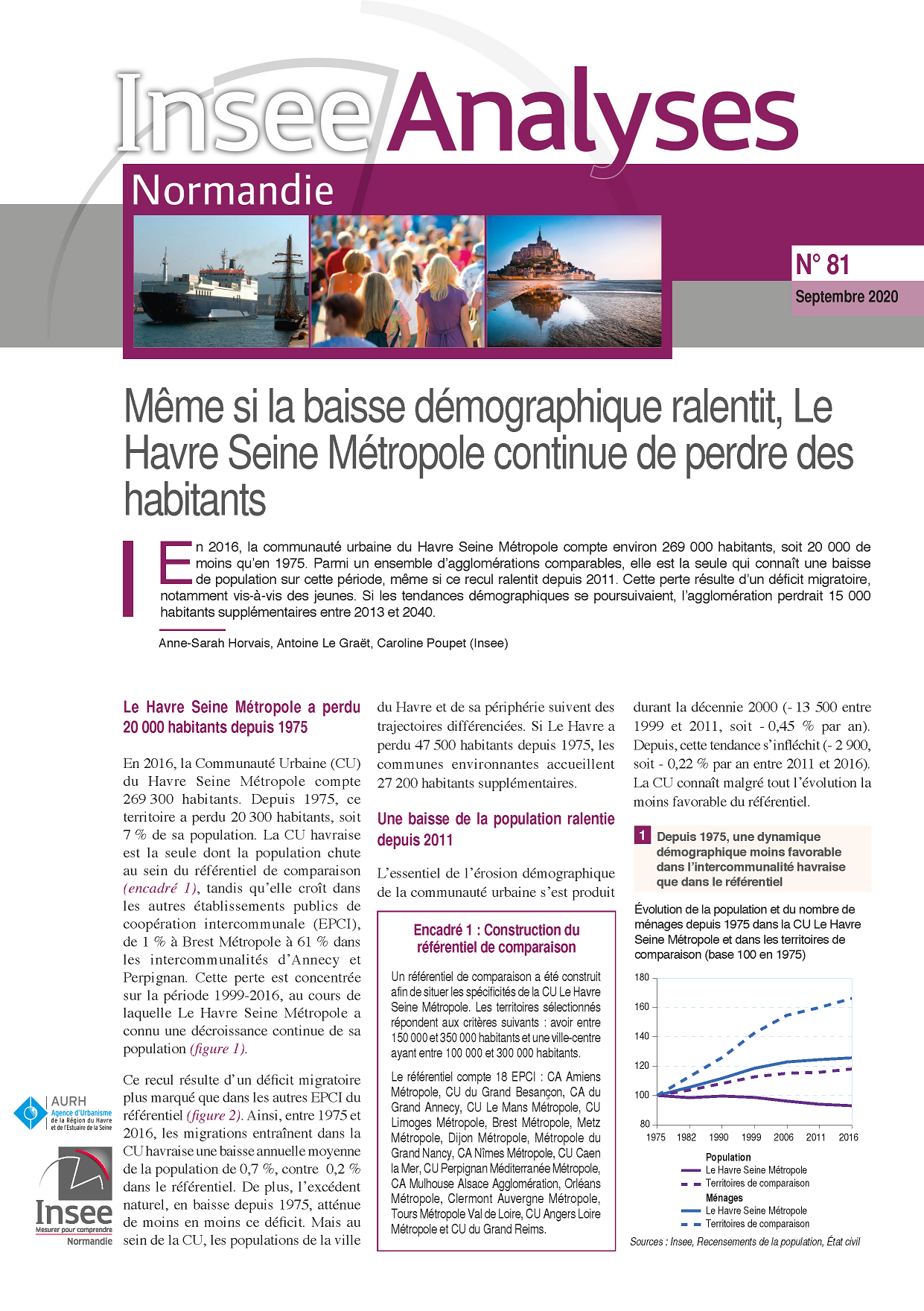 Insee Analyse CUHavre n81 Sept20 Page 1