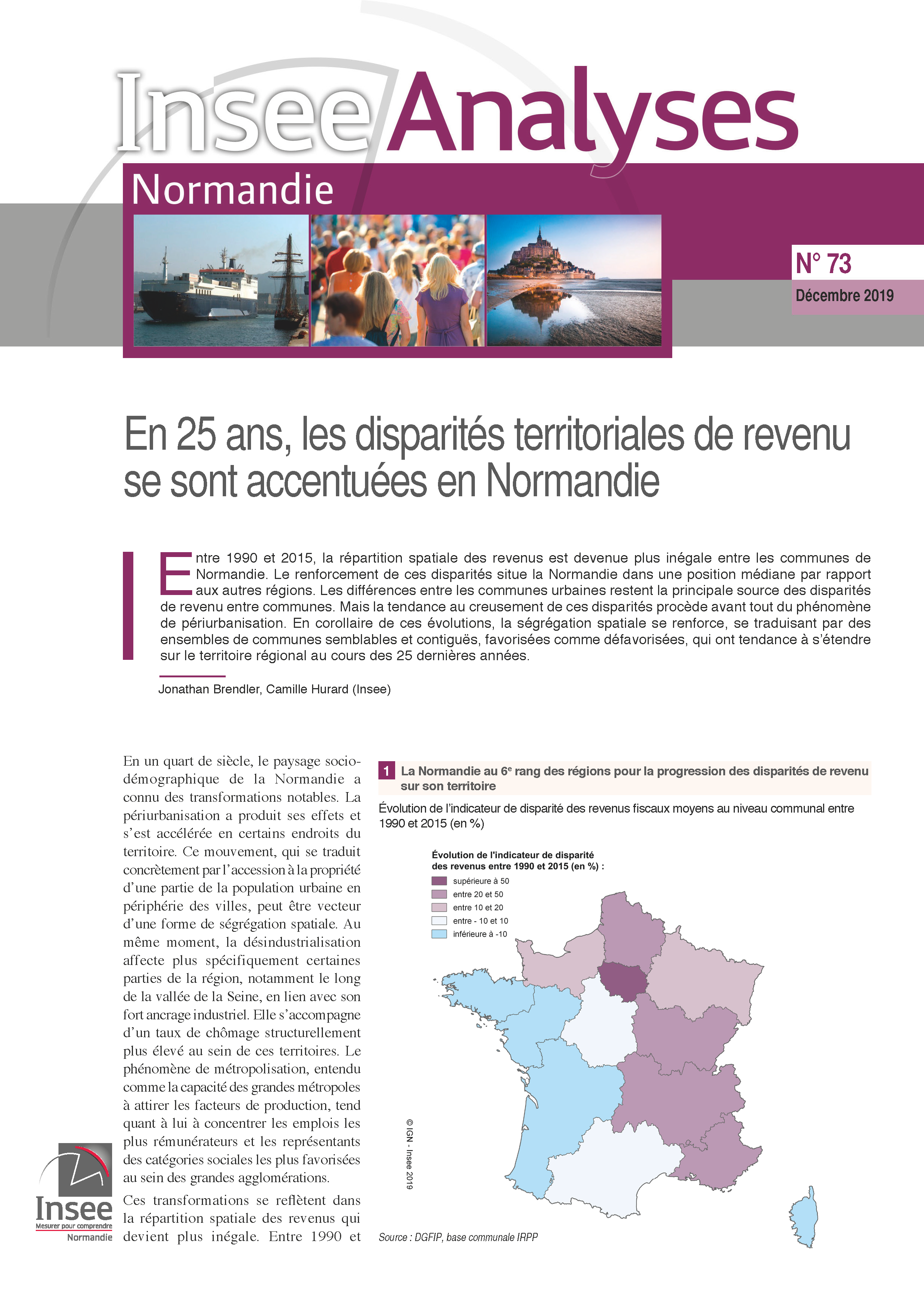 Insee Analyses DispTerri decembre2019 Page 1
