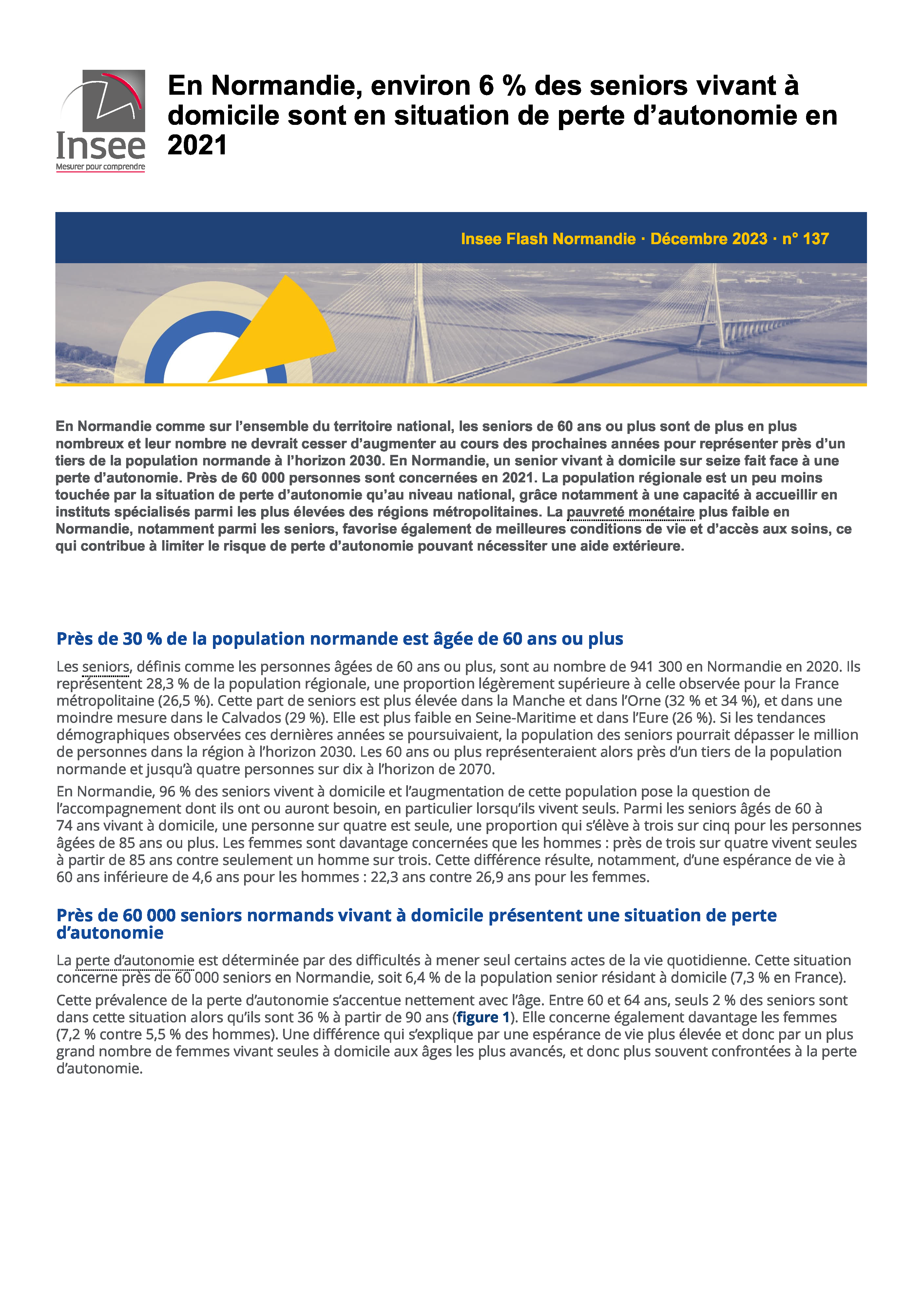 Insee Flash Normandie 137 Page 1