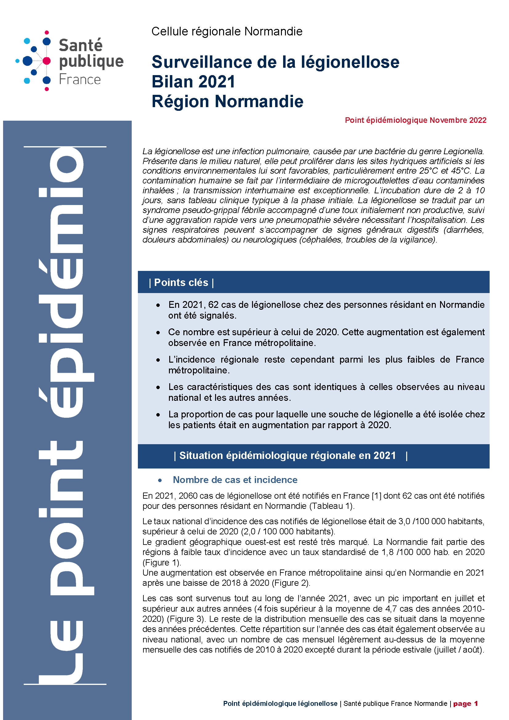 PE legionellose Normandie bilan 2021 Page 1