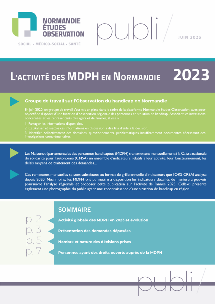 Page1 de PubliNEO Activite des MDPH 2023 724x1024