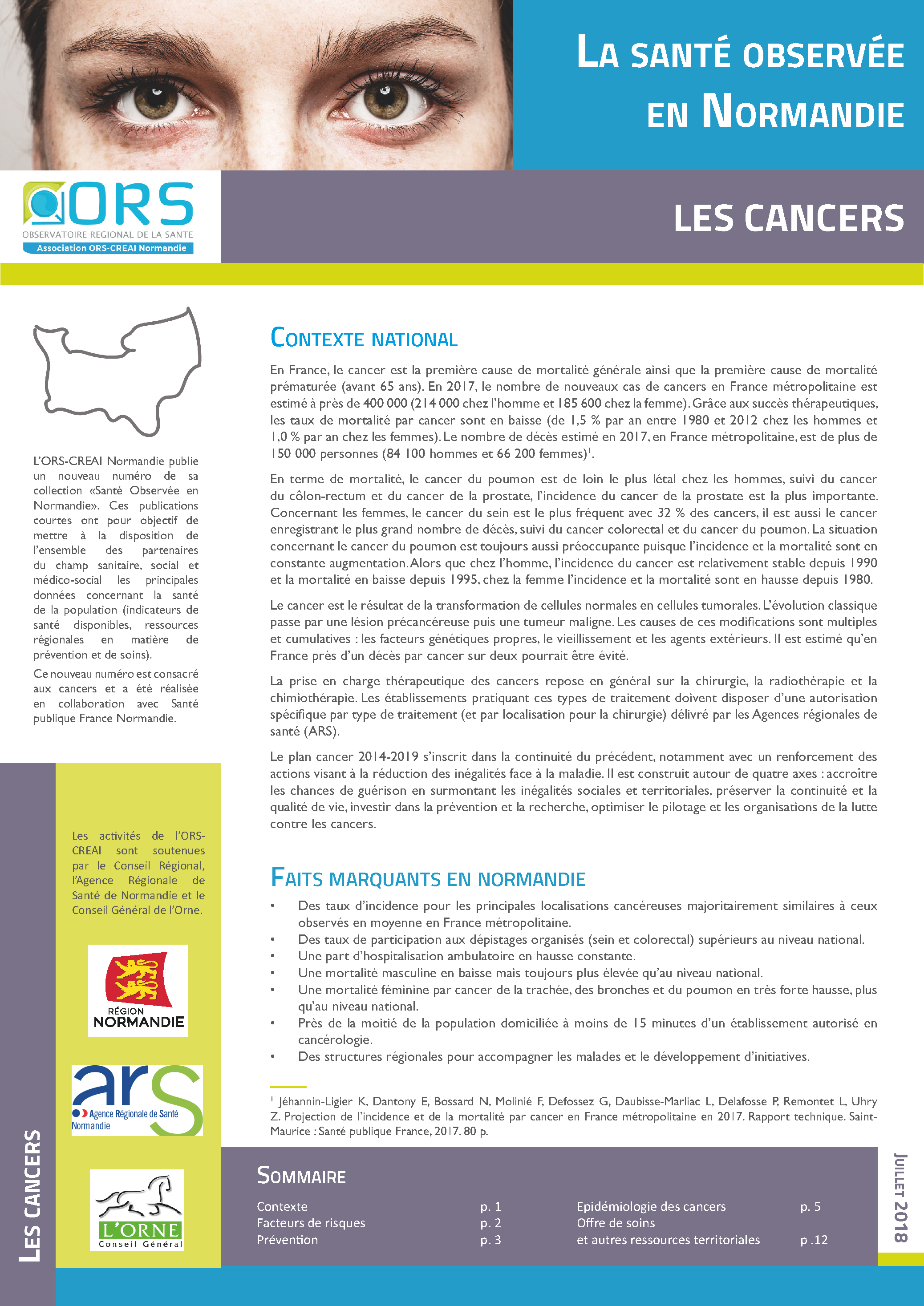 Sante obs cancers ORSCREAI juillet2018