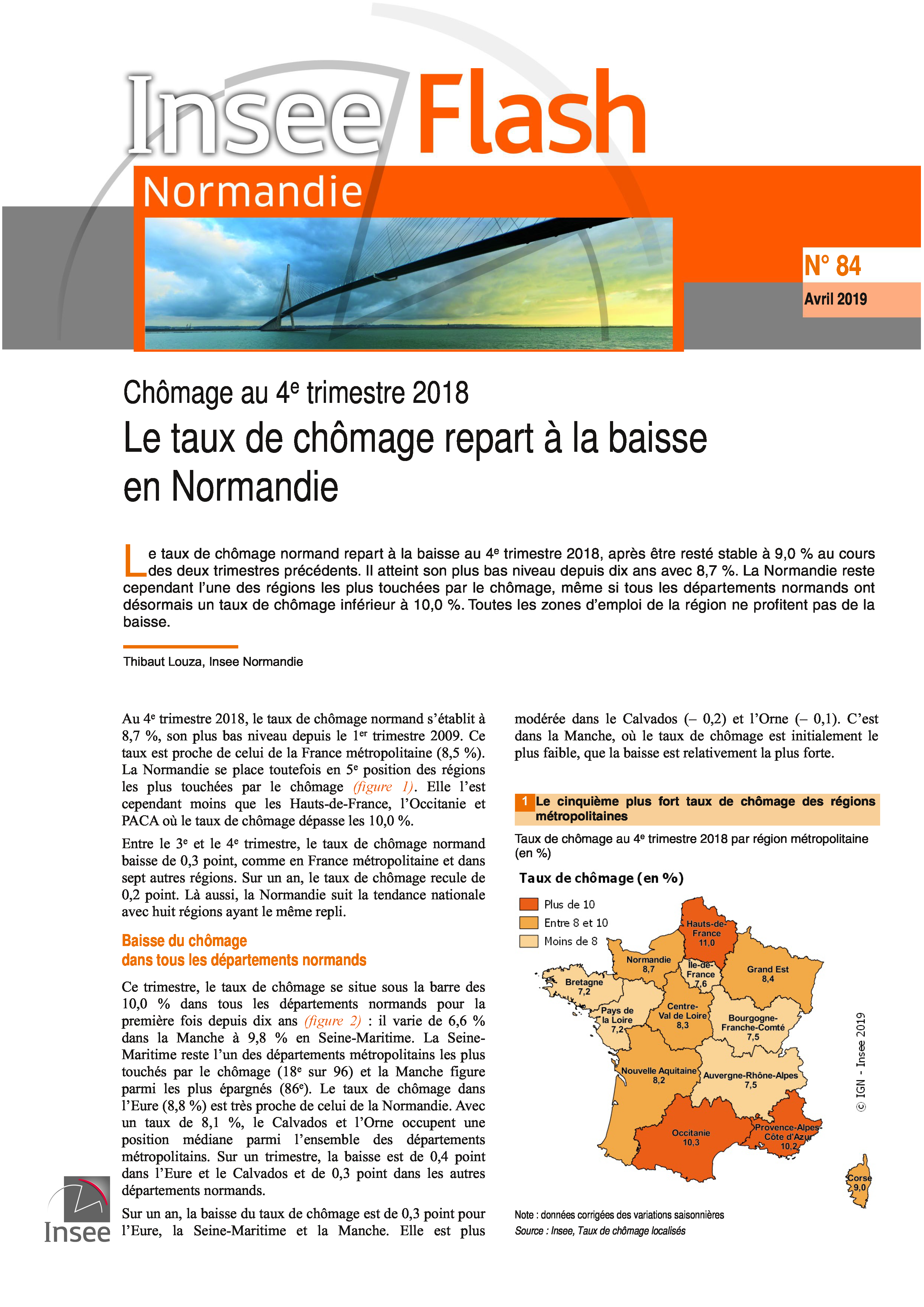 Tx chom Insee Avril2019